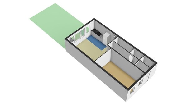 Floorplan - Tollensstraat 32B, 3117 SZ Schiedam